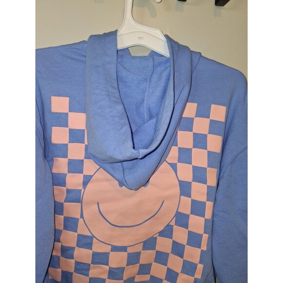 NEW! Girl's Grayson Threads Take It Easy Blue & Pink Hooded Sweatshirt, Size M - Picture 7 of 10